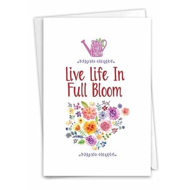 Imagem de The Best Card Company Crazy Plant Lady - Cartão de aniversário com envelope (4,63 x 6,75 polegadas) - Inspiração do jardineiro C7163CBDG