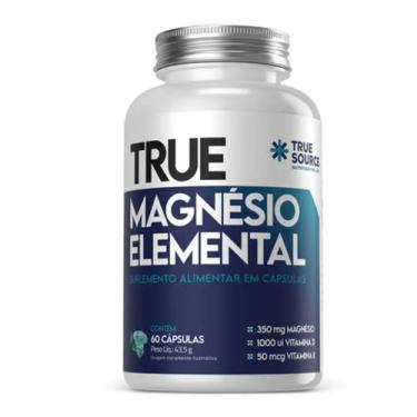 Imagem de Magnésio Elemental Vitamina K + Vitamina D True Source 60 Capsulas, Se