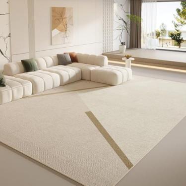 Imagem de HJZSZX Tapete de chão de carpete Sala de estar Tapete de mesa lateral Linhas Quarto Estudo Patchwork Carpet, SJR, 8,40X60CM (1,3X1,97FT)