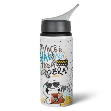Imagem de Garrafa Squeeze NK Funny Pais - Você é pai pra toda obra - JPS INFO