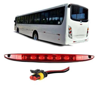 Imagem de Lanterna Brake Light Ônibus Caio Apache 6 LED 24V +Conector - Multilig