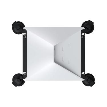 Imagem de KOOWAI Suporte com ventosa para mini pratos satélite Starlink, kit de montagem de carro, fácil instalação em janelas de carro e qualquer superfície plana e resistente, adequado para viagens na