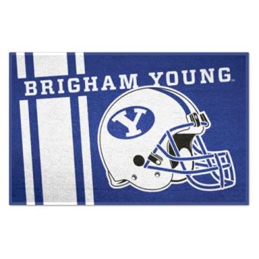 Imagem de FANMATS Tapete de iniciante inspirado em uniforme BYU 18735, cor do time, 48 x 76 cm
