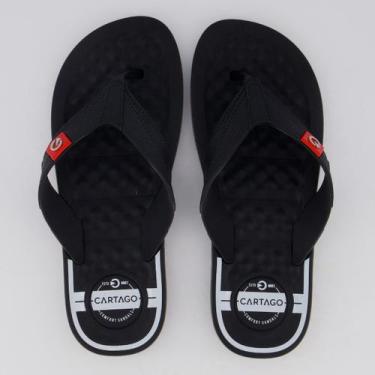 Imagem de Chinelo Cartago Arizona II Preto e Cinza, 41