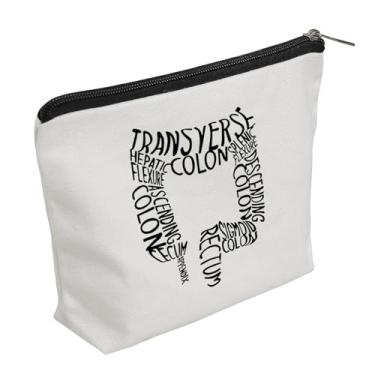 Imagem de WZJHCL Enfermeira endoscopia bolsa de maquiagem anatomia cólon bolsa de cosméticos Endo enfermeira apreciação presente kit de sobrevivência anatômica, Endo Nurse, Tendência