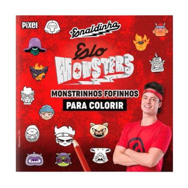 Imagem de Livrão Elo Monsters Monstrinhos Fofinhos para Colorir - Pixel