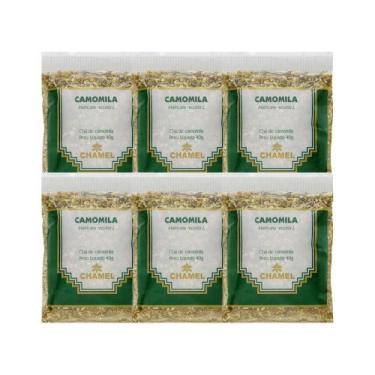 Imagem de Kit 6x Chá Pacote Camomila Flores 40g - CHAMEL
