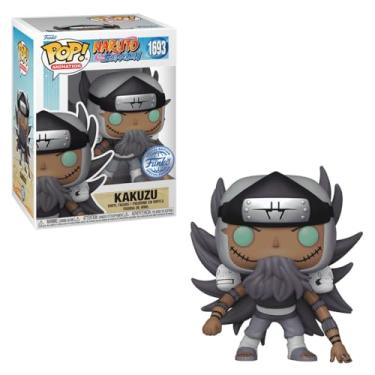 Imagem de Funko Pop! Naruto: Shippuden - Boneco de vinil Kakuzu (Earth Grudge), aprox. 10 cm, preto/verde