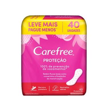 Imagem de Absorvente Protetor com Perfume Carefree  40 unidades