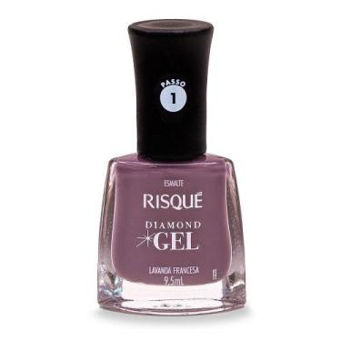 Imagem de Esmalte Risqué Diamond Gel Lavanda Francesa Cremoso 9,5ml, Lavanda Fre