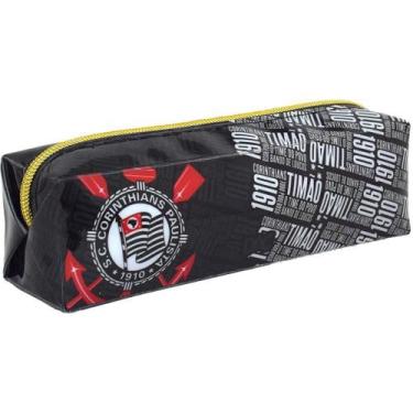 Imagem de Estojo Simples Corinthians PVC M Cristal - DAC