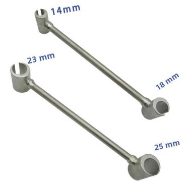 Imagem de Chave De Reparação De Dobradiça De Porta De Dupla Face, Ferramenta De 