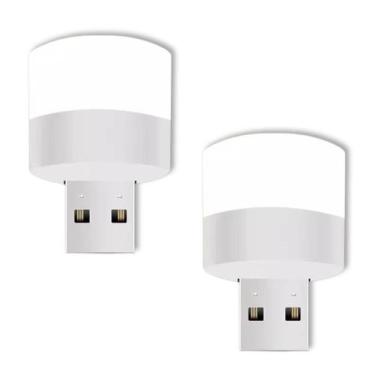 Imagem de 2 Mini Luminária LED Portátil USB Com Proteção Para Os Olhos - Kit Min