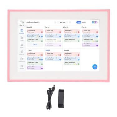 Imagem de Hilitand Calendário Digital Inteligente, 10.1in HD Touchscreen Planner Família Organizador Família Digital Com WiFi Sync Photo Frame Modo para Tarefas de Cozinha Em Casa Motivação
