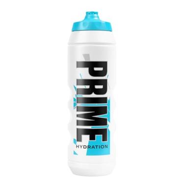 Imagem de PRIME Garrafa de água esportiva Blue Chill Squeeze de 946 ml, livre de BPA, lavável na lava-louças, design ergonômico à prova de vazamento, hidratação rápida para academia, ciclismo, corrida