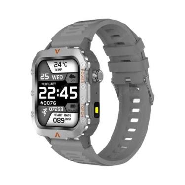 Imagem de Relógio Inteligente Militar Unissex À Prova d'Água Com Lanterna LED, M