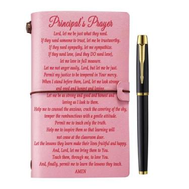 Imagem de Caderno de diário de couro Muzuis Principal Gifts tamanho A6