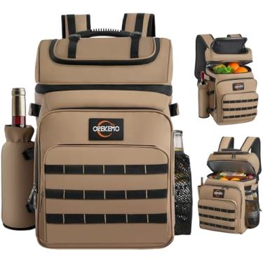 Imagem de Mochila térmica grande de 45 L, impermeável, à prova de vazamento, armazenamento grande para praia, piquenique, acampamento, almoço e viagens, bolsa térmica portátil grande para entusiastas de