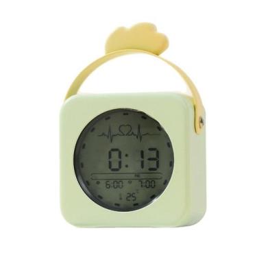 Imagem de Despertador com tela LCD digital Cute Chick Mini Portátil - yiweisai