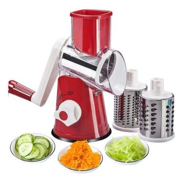 Imagem de Ralador Fatiador Multiuso 3 Em 1 Verduras Legumes Queijo Top Utensílio