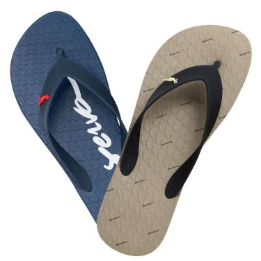 Imagem de Kit 2 Chinelo Masculino Reserva Go RSV Borracha Premium Original 750040648 Cor:;Tamanho:39-40-Masculino