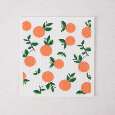 Imagem de Conjunto de 2 panos de prato suecos, panos de limpeza reutilizáveis de algodão e polpa de madeira para cozinha (P2)