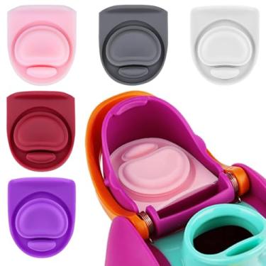 Imagem de BMSQOFD 5 peças de rolha de vedação de substituição compatível com Owala FreeSip 473 ml, 947 ml, tampa de vedação superior de garrafa para Owala 16/19/24/32/1,134 g, tampa de boca de vedação de