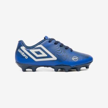 Imagem de Chuteira Campo Umbro Orbit Infantil [Cor: Azul E Marinho - Tamanho: 31]-Unissex