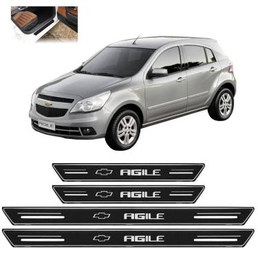 Imagem de Soleira De Porta Platinum Agile Todos 2010 A 2014 Preto