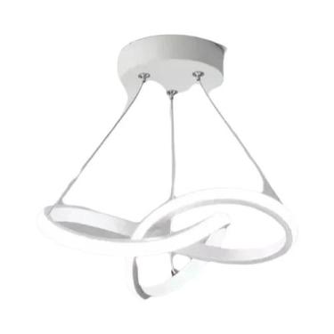 Imagem de Luminária Pendente LED Moderna Com Design Irregular E Aerodinâmico Par