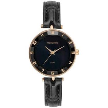 Imagem de Relógio Mondaine Feminino Vidro Facetado Preto 32912LPMVDH1-Feminino