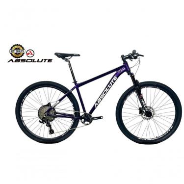 Imagem de Bicicleta Aro 29 Nero 5 Peças Inteira Absolute 12v Garfo Trava K7 11-52 Freio A Disco Hidráulico - Roxo Tam.15