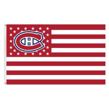 Imagem de Bandeira Montreal Canadiens NHL 90x150cm Poliéster - Yiweisai