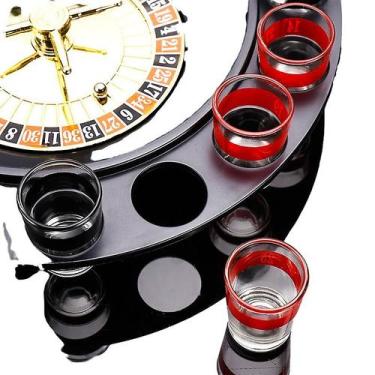 Imagem de Conjunto de jogos Wine Glass Russian Roulette Wheel Spinning KTV - Glo