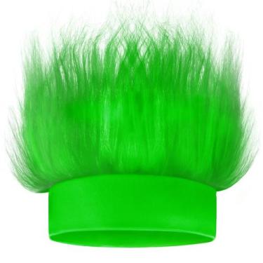 Imagem de Faixa de cabeça para fantasia Novelty Place Green Hairy Troll Hair