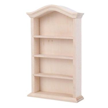 Imagem de Parte da mini estante Dollhouse SUNGOOYUE 1:12 Dolls Wood