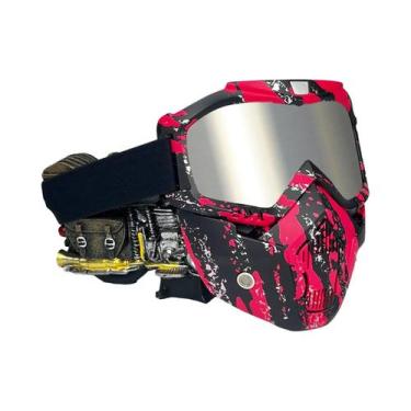 Imagem de Máscara De Capacete De Motocross Respirável E À Prova De Poeira Para M