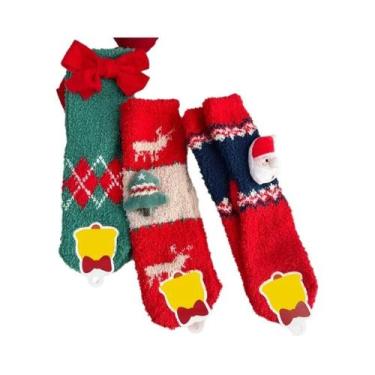 Imagem de Meias Casuais Unissex De Algodão Respirável Com Design De Urso Em Cart