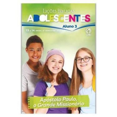 Imagem de Revista Lições Bíblica Adolescentes Aluno 3º Trimestre 2022 - CPAD