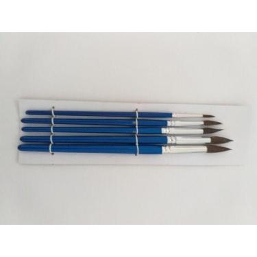 Imagem de Kit De Pinceis Com 5 Unidades Pelo Natural - Sinoart