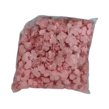 Imagem de Cabeças De Rosa Artificial De PE De 3,5CM, 500 Peças Para Decoração De
