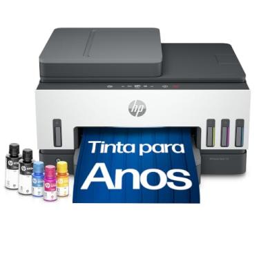 Imagem de Impressora Multifuncional HP Smart Tank 794 Tanque de Tinta Colorida Wi-Fi Scanner Duplex, Bluetooth. Funções: Imprimir, Copiar, Digitalizar. Cor: Branco (2G9Q9A)