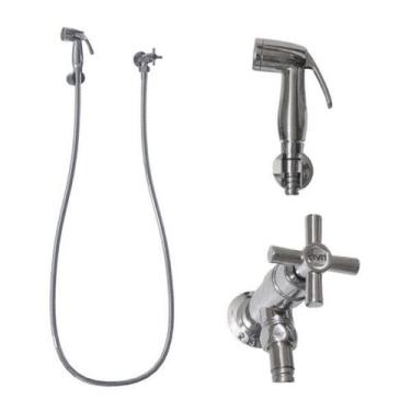 Imagem de Ducha Higienica ABS Cromada Cruz 22,6 cm Civitt