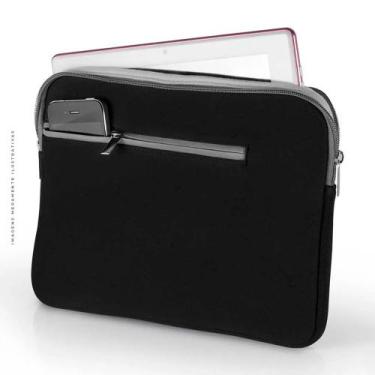 Imagem de Case Pocket Multilaser Para Notebook, Até 14 Pol, Preta - Bo207