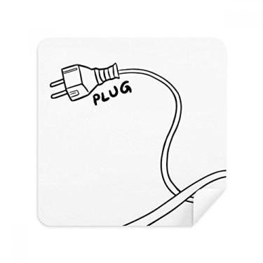 Imagem de Plug Line – Óculos de limpeza de tela para pintura à mão, tecido de camurça, pacote com 2