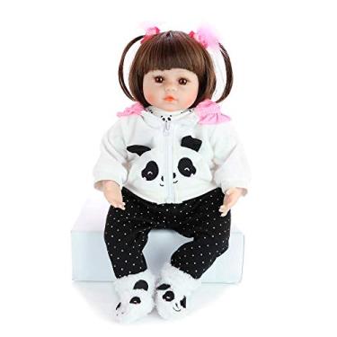 Imagem de Bebê Reborn Panda, Bebê Reborn de Silicone, 49cm