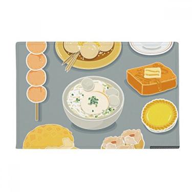 Imagem de DIYthinker Tapete de cozinha local Hong Kong Tapete antiderrapante para porta de banheiro