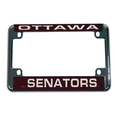 Imagem de Ottawa Senators Chrome Moldura para placa de licença para motocicleta, trailer ou trailer