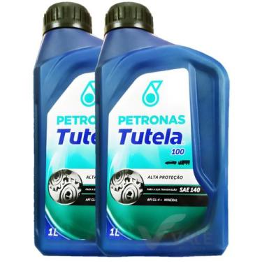 Imagem de 2L Óleo Transmissão Sae 140 Tutela 100 Api Gl-4 Petronas Mineral Lubri