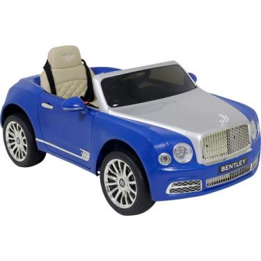 Imagem de Carrinho Elétrico Bentley Mulsanne 12V Azul Bel, 12V, Único